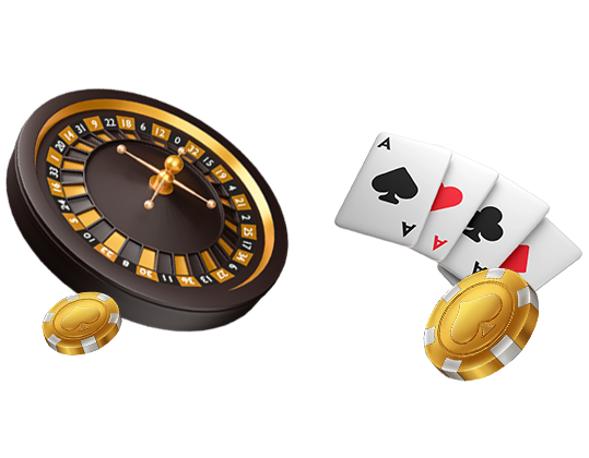 Pragmatic decorative casino graphic with coins.