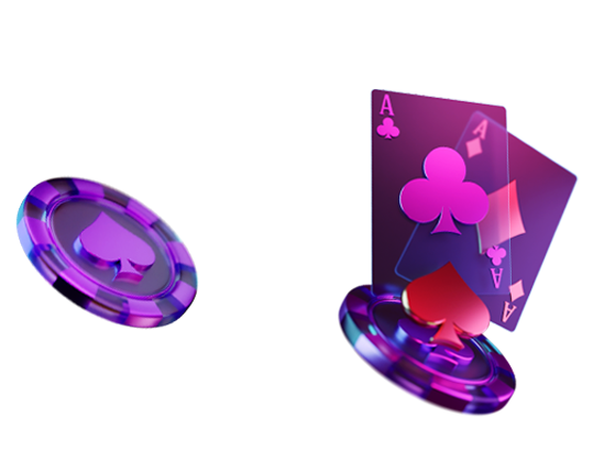 Playtech decorative casino banner with cards.