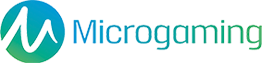 Microgaming logo for live casino games.
