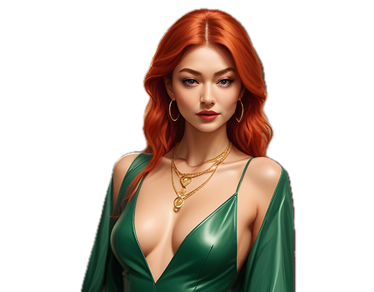 Model promoting WorldEntertainment live casino games.